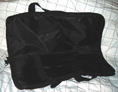 Black carrycase/bag/pouch for holding three things